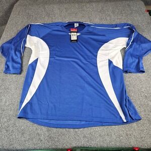 Kamazu Toronto Hockey Jersey Royal Blue White Mesh Practice Shirt Mens XXL‎ NWT